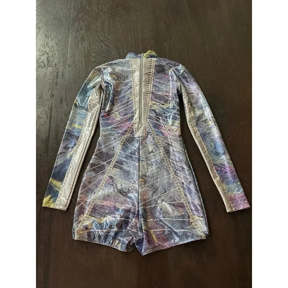 Alexandra Collection Metallic Foil Galaxy Princess Dance Costume b42‎